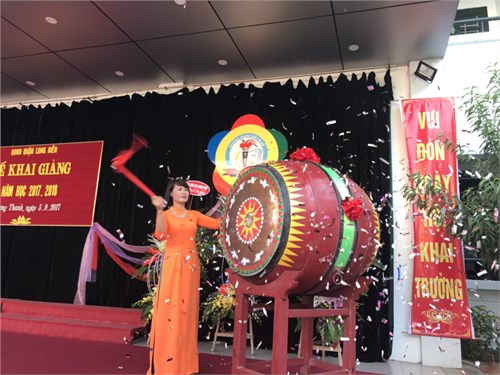Trường THCS Thượng Thanh long trọng tổ chức Lễ khai giảng năm học mới 2017 - 2018